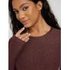 imageODODOS Womens Long Sleeve Performance TShirts  Ultra Soft Stratum Tech Crew Neck Tee UPF 50 Essential TopJava Heather