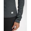 imageODODOS Womens Long Sleeve TShirt  Ultra Soft Stratum Tech Performance Top UPF 50 Breathable Crew Neck PulloverCharcoal Heather