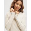 imageODODOS Womens Long Sleeve TShirt  Ultra Soft Stratum Tech Performance Top UPF 50 Breathable Crew Neck PulloverMilkweed Heather