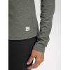 imageODODOS Womens Long Sleeve TShirt  Ultra Soft Stratum Tech Performance Top UPF 50 Breathable Crew Neck PulloverSmoke Heather