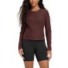 imageODODOS Womens Long Sleeve Performance TShirts  Ultra Soft Stratum Tech Crew Neck Tee UPF 50 Essential TopJava Heather