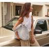 imageODODOS 29L Oversized Canvas Tote Bag Large Capacity Open Top Shoulder Bags for Gym Workout Shopping Beach TravelLight Grey