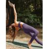 imageODODOS Womens Drawstring Tie Daily Pocket Leggings 25quot  28quot High Waist Workout Yoga PantsDark Purple