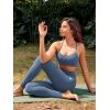imageODODOS Womens Drawstring Tie Daily Pocket Leggings 25quot  28quot High Waist Workout Yoga PantsInk Blue