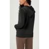 imageODODOS Womens Modal Soft FullZip Hoodies Casual Relaxed Fall Outfit Hooded Jacket with PocketsBlack