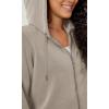 imageODODOS Womens Modal Soft FullZip Hoodies Casual Relaxed Fall Outfit Hooded Jacket with PocketsKhaki