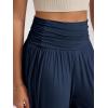 imageODODOS Womens Wide Leg Palazzo Lounge Pants with Pockets Light Weight Loose Comfy Casual Pajama Pants262830quot32quot InseamNavyno Pocket