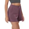 imageODODOS Modal Soft Relaxed Shorts for Women Adjustable Shockcord High Waist Casual Shorts with Pockets  4quot  6quot InseamTulipwood