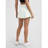 imageODODOS Womens Drawstring Tie Daily Skirts Builtin Shorts Athletic Golf Tennis Skorts with Ball PocketPorcelain White