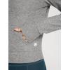 imageODODOS Womens FullZip Cropped Hoodie  Stratum Tech Ultra Soft UPF 50 Hooded Jacket with PocketsGrey Heather