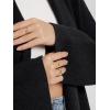 imageODODOS Womens Cardigan Sweater Longer Length Open Front Drape Coatigan Warm Soft Knit Long Sleeve OuterwearBlack
