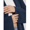 imageODODOS Womens Cardigan Sweater Longer Length Open Front Drape Coatigan Warm Soft Knit Long Sleeve OuterwearNavy