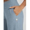 imageODODOS Womens Extra Wide Leg Pants  Ultra Soft Stratum Tech Casual Relaxed Lounge Pants with Pockets  29quot InseamDusty Blue Heather