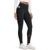 imageODODOS Womens Fleece Lined Leggings with Pockets Thermal Warm Winter Tights  25quot  28quot High Waisted Thick Yoga PantsBlack