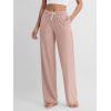 imageODODOS Womens Straight Leg Pants Ultra Soft Stratum Tech Relaxed Casual Pajama Lounge Pants with Pockets2931quot InseamRose Pink Heather