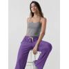 imageODODOS Womens Straight Leg Pants Ultra Soft Stratum Tech Relaxed Casual Pajama Lounge Pants with Pockets2931quot InseamUltra Violet Heather