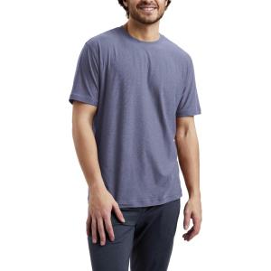 imageODODOS Mens Performance TShirt  Stratum Tech Tee Ultra Soft Moisture Wicking UPF 50 Fitness Shirts  The Ascent SeriesCosmic Heather