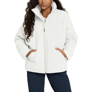 imageODODOS Womens Sherpa Lined Insulated Jacket Full Zip Split Hem Long Sleeve Coat Winter Warm Outerwear with PocketsWhite