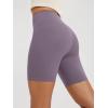 imageODODOS High Waist Workout Shorts for Women Tummy Control Workout Gym Athletic Biker Shorts6quot8quot InseamAsh Violet