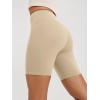 imageODODOS High Waist Workout Shorts for Women Tummy Control Workout Gym Athletic Biker Shorts6quot8quot InseamBeige