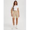 imageODODOS High Waist Workout Shorts for Women Tummy Control Workout Gym Athletic Biker Shorts6quot8quot InseamBeige