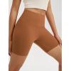 imageODODOS High Waist Workout Shorts for Women Tummy Control Workout Gym Athletic Biker Shorts6quot8quot InseamCaramel