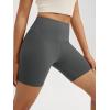 imageODODOS High Waist Workout Shorts for Women Tummy Control Workout Gym Athletic Biker Shorts6quot8quot InseamCharcoal
