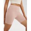 imageODODOS High Waist Workout Shorts for Women Tummy Control Workout Gym Athletic Biker Shorts6quot8quot InseamDusty Pink