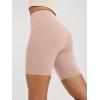 imageODODOS High Waist Workout Shorts for Women Tummy Control Workout Gym Athletic Biker Shorts6quot8quot InseamDusty Pink
