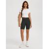 imageODODOS High Waist Workout Shorts for Women Tummy Control Workout Gym Athletic Biker Shorts6quot8quot InseamOnyx Black Grey