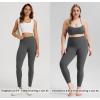 imageODODOS Womens High Waisted Workout Leggings 25quot  28quot Tummy Control Buttery Soft Athletic Gym Workout Yoga PantsCharcoal