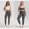 imageODODOS Womens High Waisted Workout Leggings 25quot  28quot Tummy Control Buttery Soft Athletic Gym Workout Yoga PantsCharcoal