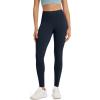 imageODODOS Womens High Waisted Workout Leggings 25quot  28quot Tummy Control Buttery Soft Athletic Gym Workout Yoga PantsDeep Navy