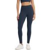 imageODODOS Womens High Waisted Workout Leggings 25quot  28quot Tummy Control Buttery Soft Athletic Gym Workout Yoga PantsNavy
