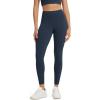 imageODODOS Womens High Waisted Workout Leggings 25quot  28quot Tummy Control Buttery Soft Athletic Gym Workout Yoga PantsNavy