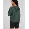 imageODODOS Womens Essential Hoodie  Ultra Soft Stratum Tech Pullover UPF 50 Moisture Wicking Long Sleeve TopAspen Heather