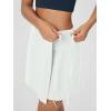 imageODODOS Wrap Skorts for Women Builtin Shorts High Waist Tennis Skirts with Pockets for Casual Athletic GolfPorcelain White