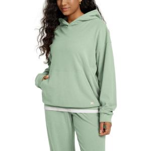 imageODODOS Womens Brushed Fleece Oversized Hoodie  Cozy Warm Long Sleeve Pullover Sweatshirt with Kangaroo PocketMint Green Heather