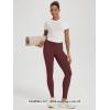 imageODODOS No Front Seam Yoga Leggings for Women  25quot  28quot High Waist Buttery Soft Lounge Yoga PantsBurgundy