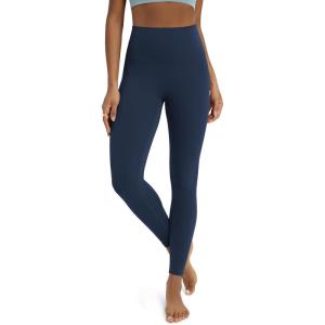 imageODODOS No Front Seam Yoga Leggings for Women  25quot  28quot High Waist Buttery Soft Lounge Yoga PantsNavy