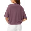 imageODODOS Modal Soft Short Sleeve TShirts for Women Oversized Crew Neck Tee Relaxed Pullover TopsTulipwood