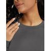 imageODODOS Womens Modal Soft Raglan Long Sleeve Sweatshirts Oversized Crew Neck Relaxed Pullover Top Fall OutfitsCharcoal