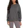 imageODODOS Womens Modal Soft Raglan Long Sleeve Sweatshirts Oversized Crew Neck Relaxed Pullover Top Fall OutfitsCharcoal