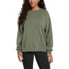 imageODODOS Womens Modal Soft Raglan Long Sleeve Sweatshirts Oversized Crew Neck Relaxed Pullover Top Fall OutfitsDark Sage