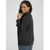 imageODODOS Modal Soft HalfZip Sweatshirts for Women Long Sleeve Relaxed Fit Collared Pullover TopBlack