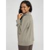 imageODODOS Modal Soft HalfZip Sweatshirts for Women Long Sleeve Relaxed Fit Collared Pullover TopKhaki