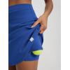 imageODODOS Womens Drawstring Tie Daily Skirts Long 17quot  Builtin Shorts Athletic Golf Tennis Skorts with Ball PocketRoyal Blue