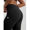 imageODODOS Womens High Waist Flared Yoga Pants Tummy Control Gym Workout Bootcut Leggings with Inner Pocket  29quot  31quot InseamBlack