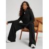 imageODODOS Womens Stretch Fleece HalfZip Sweatshirts  Ultra Soft Cozy Warm Long Sleeve Mock Neck Pullover TopsBlack