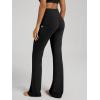 imageODODOS Womens High Waist Flared Yoga Pants 20 Tummy Control Gym Workout Bootcut Leggings with Inner Pocket 29quot 31quot InseamBlack